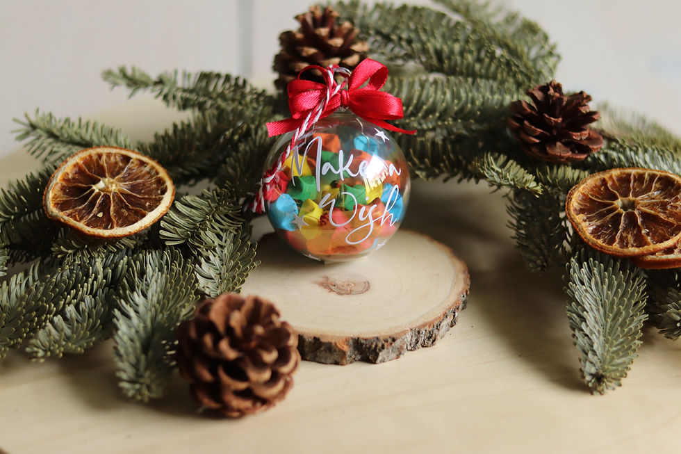 Palla in vetro "MAKE A WISH"