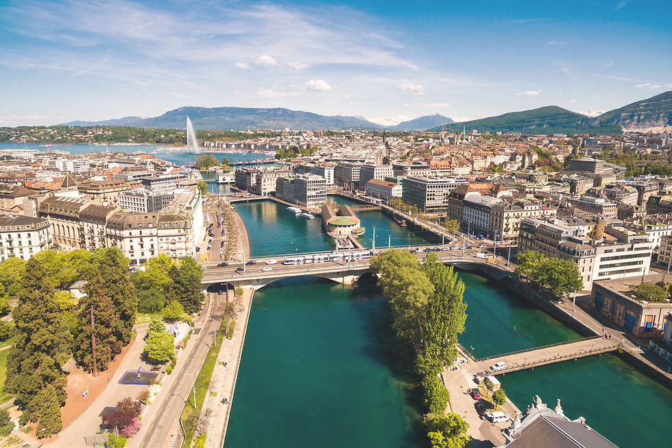 bird view of Zurich
