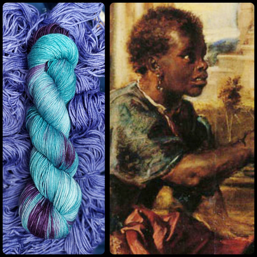 Aubergine-Teal Admiration | Republic of Yarnia