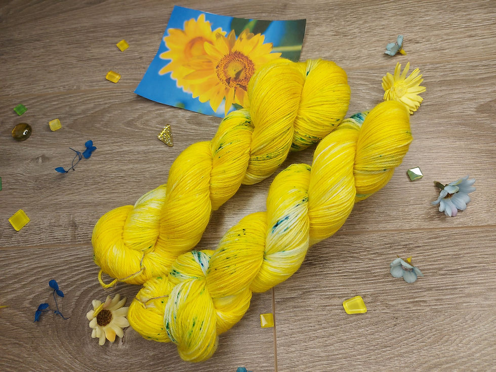 Thumbnail: Yarn Dyer's Collective: Sunflower Bouquet