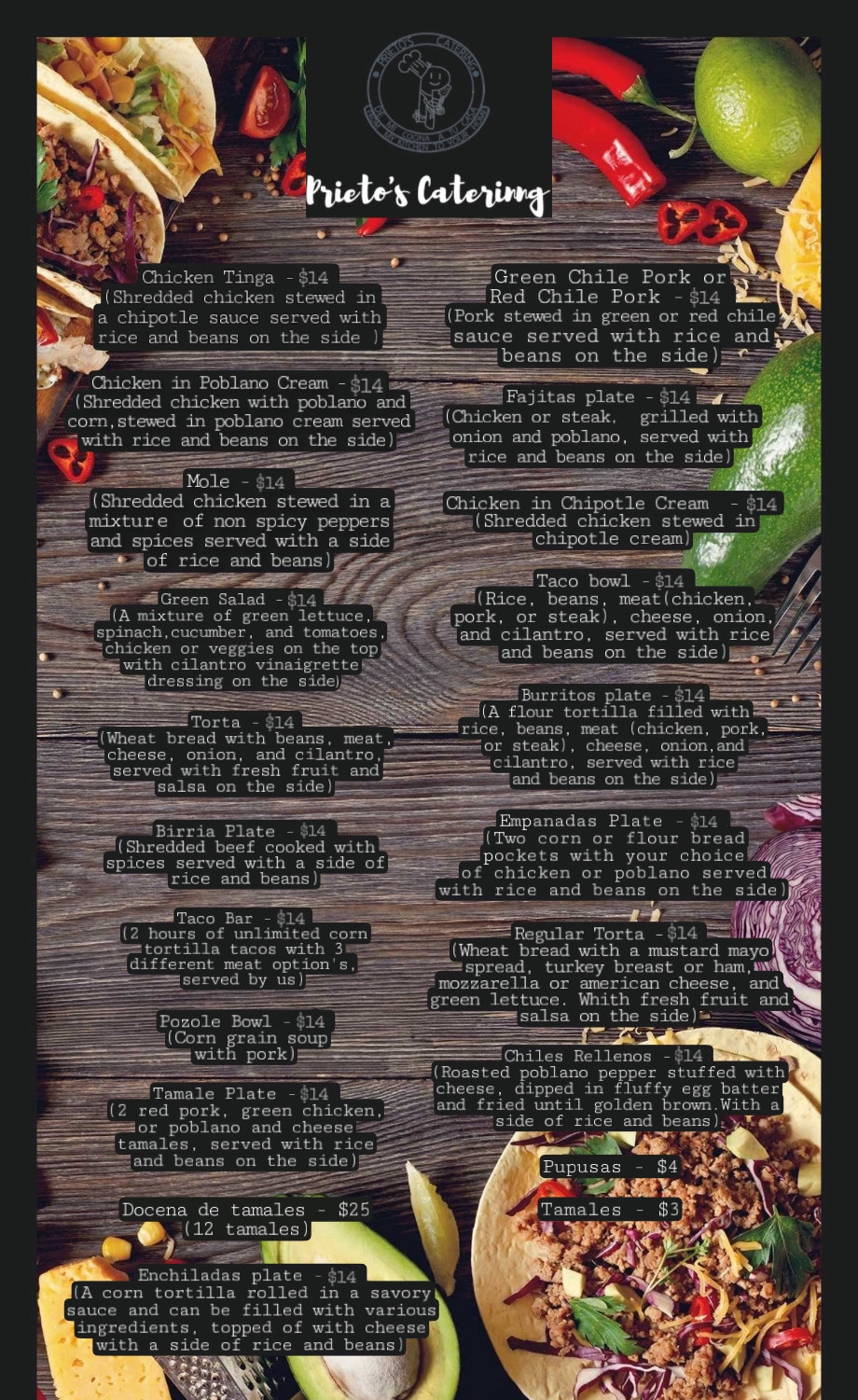 Catering Menu Prieto s Catering catering-menu-prieto-s-catering