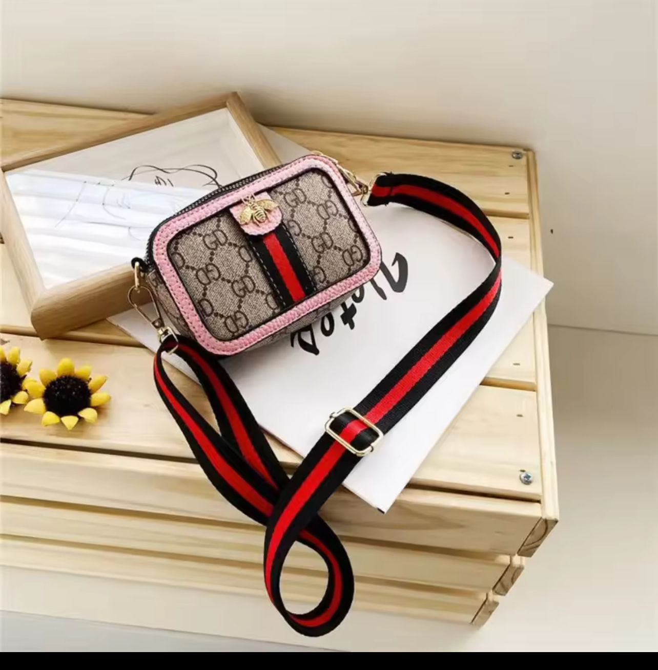Kids New Fashion Cute Mini Crossbody Bags Waterproof PU Shoulder Bag Baby 