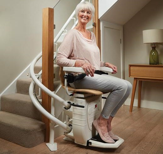 SILLA SALVA ESCALERAS CURVA.