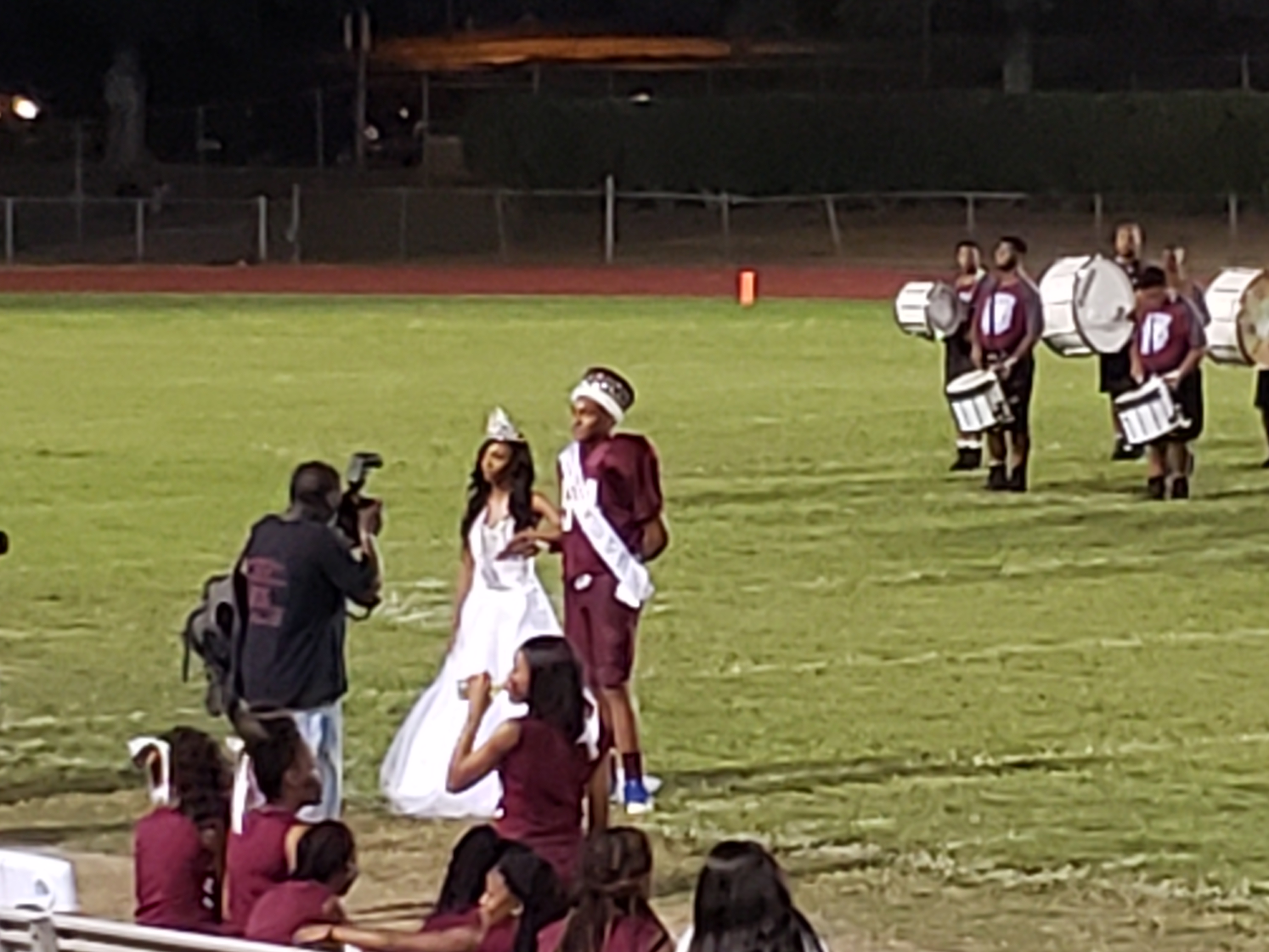 Mr. and Miss Lanier on Field