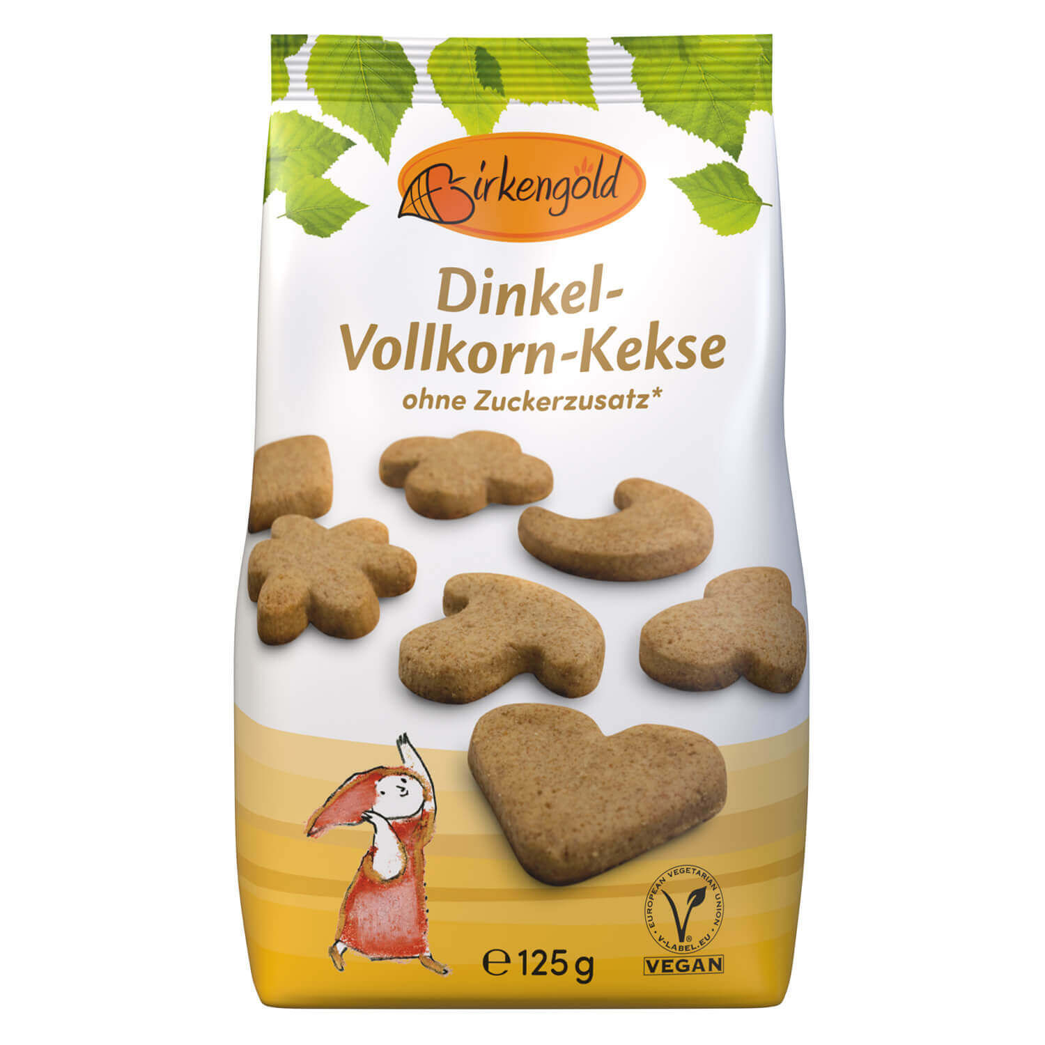 Birkengold - Dinkel-Vollkorn-Kekse mit Xylit 125 g