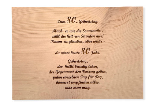 Oh Wie Wunderbar Du Wirst Heute 80 Jahr www.truseshop.art