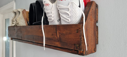 Boot Rack Pallet Wall Shoe Rack Boot Rack Ideas Pallet Shoe Box