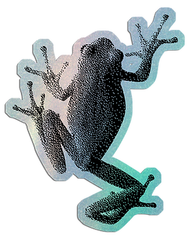 Sticker Grenouille