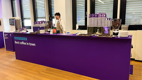 23rd World Congress Fetal Medicine Vienna Booth Bar Cambio Caffe Best Coffee in town