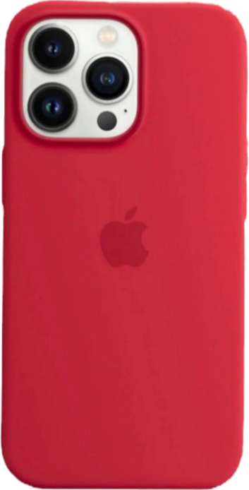 Iphone 15 Pro Silicone Cover Red Colour