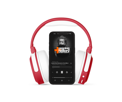 Headphones w_ phone - ALAN CROSS