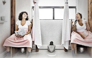A serene, holistic wellness space offering restorative yoni steaming services for femini