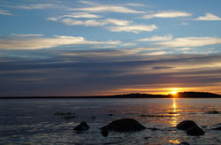 Закат белой ночью