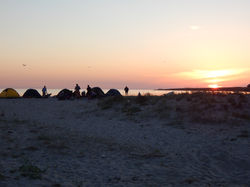 Стоянка в Оленевке