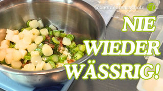 Perfekter Spargelsalat (Sous-vide) mit klassischem Dressing