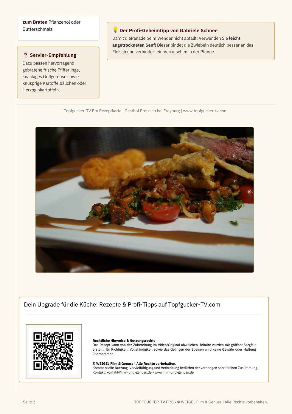 Miniaturbild: Rumpsteak Strindberg – Das Original-Rezept