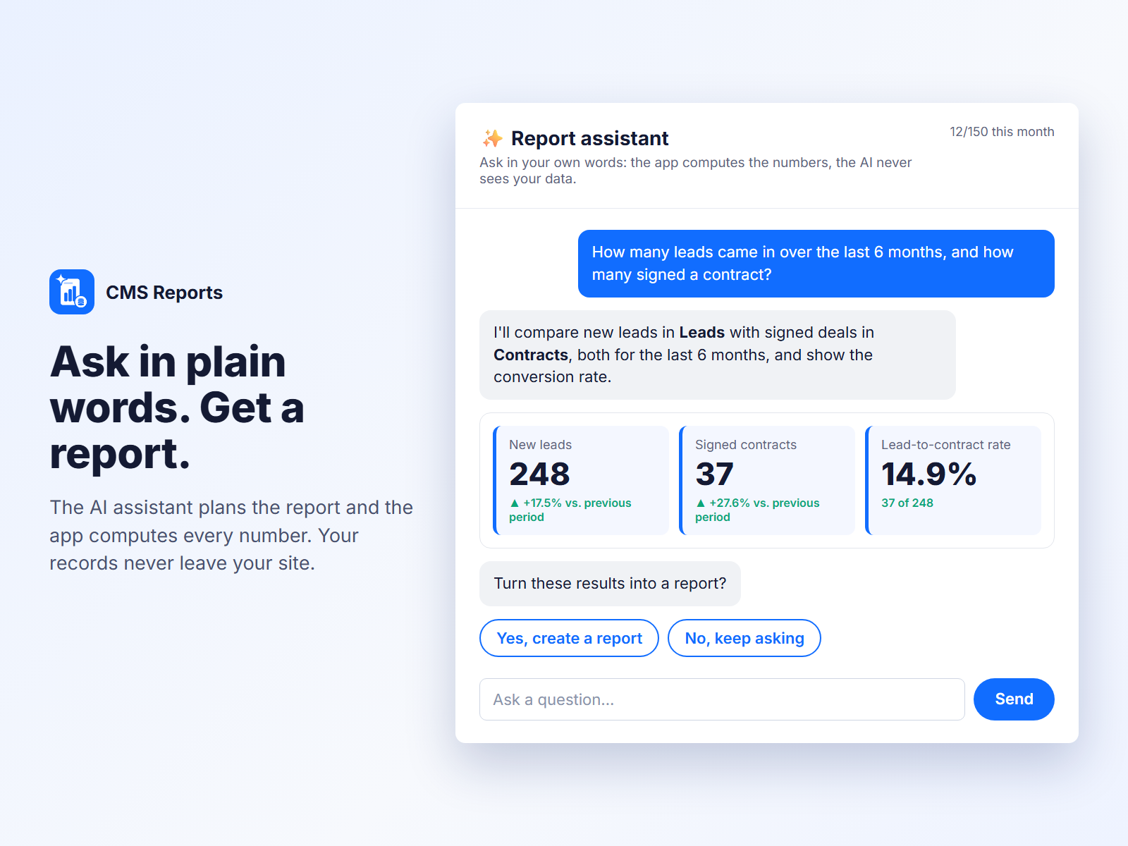 CMS Reports screenshot 2