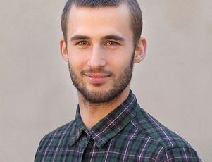 Young Man with Checkerd Shirt