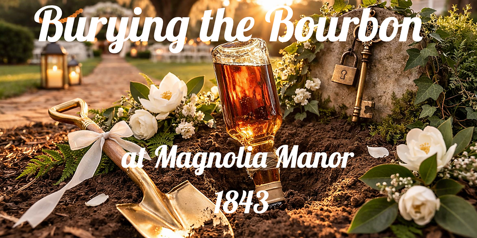 Nc Wedding Venue in New Bern honors burying of the Bourbon tradition.