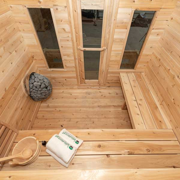Thumbnail: CT Georgian Cabin Sauna with Porch