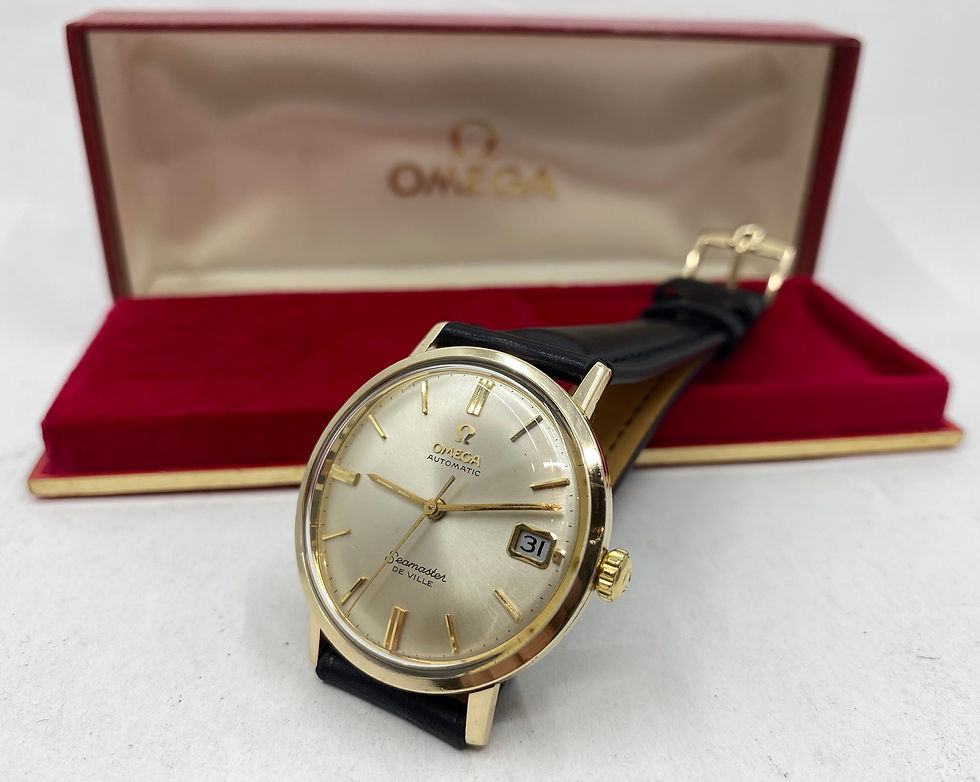 9k Omega Seamaster + 9k Buckle 1967