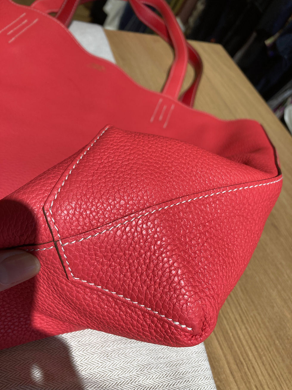 Thumbnail: Sac Hermès modèle Double sens