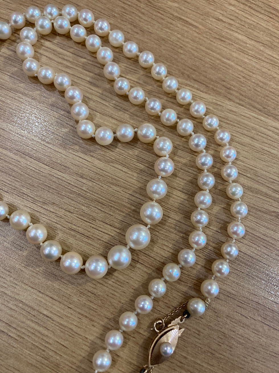 Miniature : Collier perles 70cm