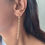 Thumbnail: Geometric Link Dangle Earrings