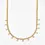 Thumbnail: Gold Crystal Fringe Necklace