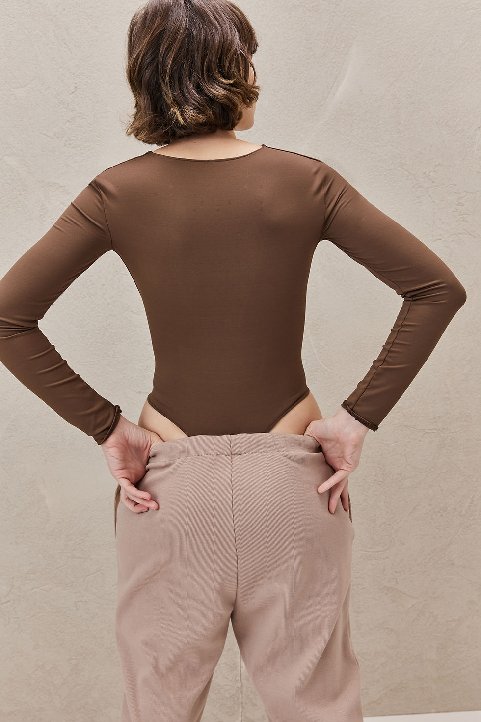 תמונה ממוזערת: Oya Bodysuit Brown