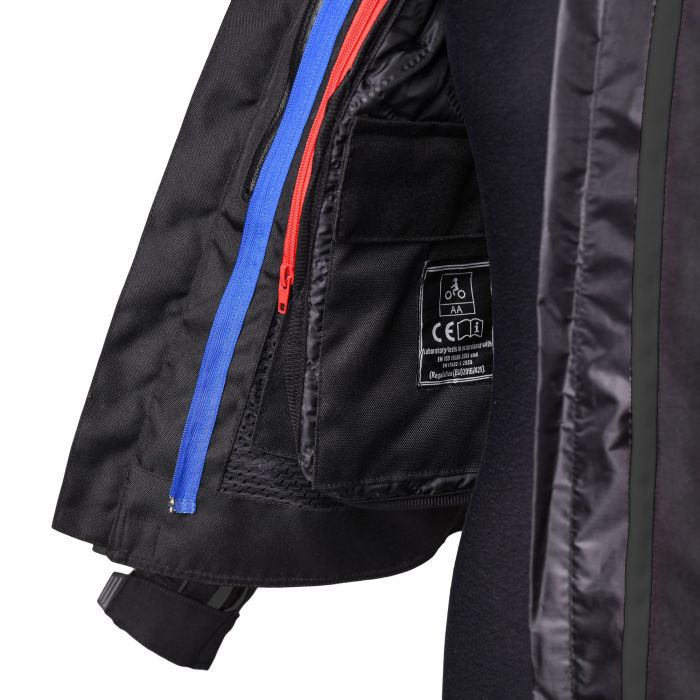 Thumbnail: Bike It 'Insignia' Textile Ladies Waterproof Motorcycle Jacket (Black)