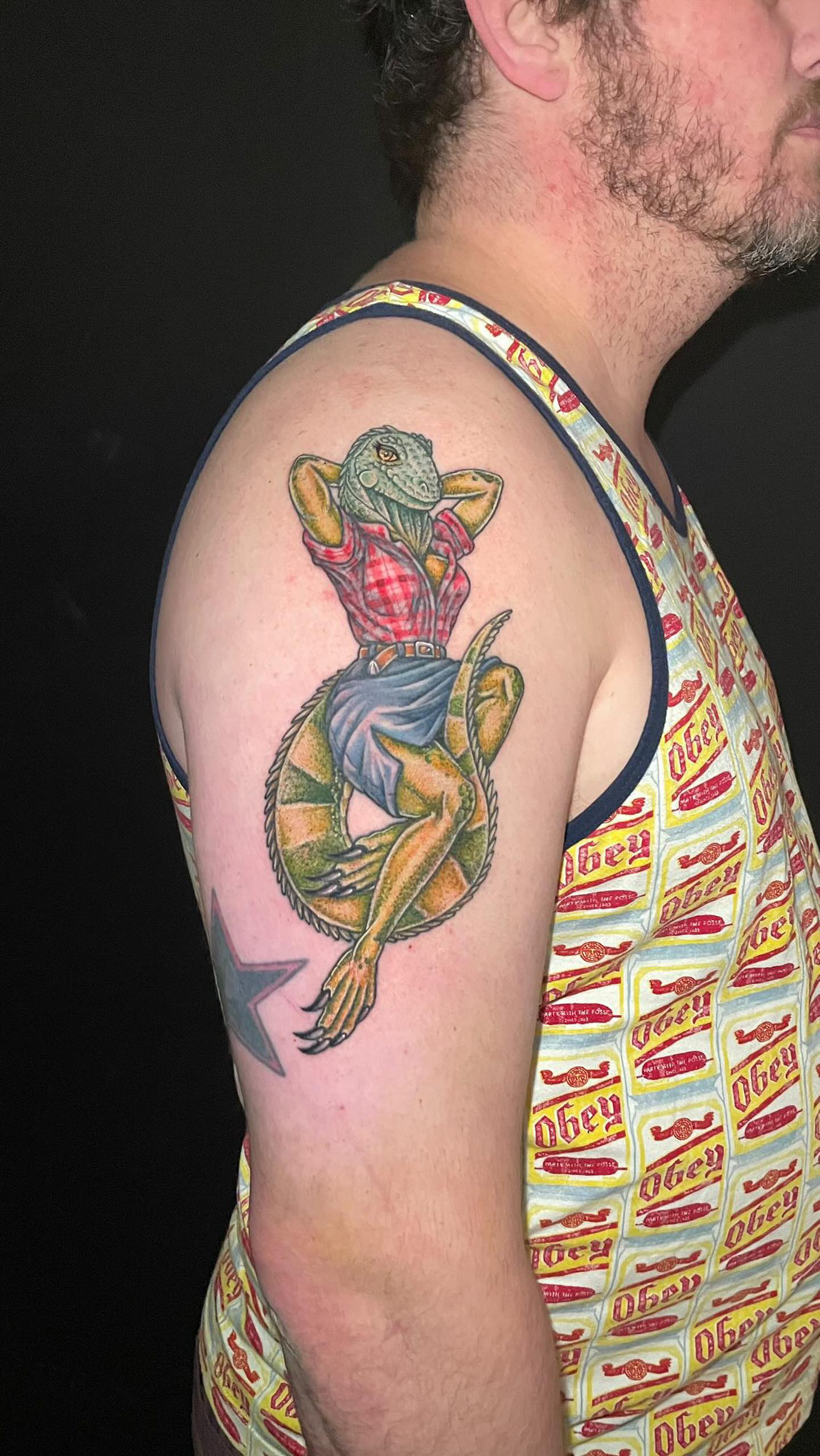 Sexy Lizard Mimik Tattoos