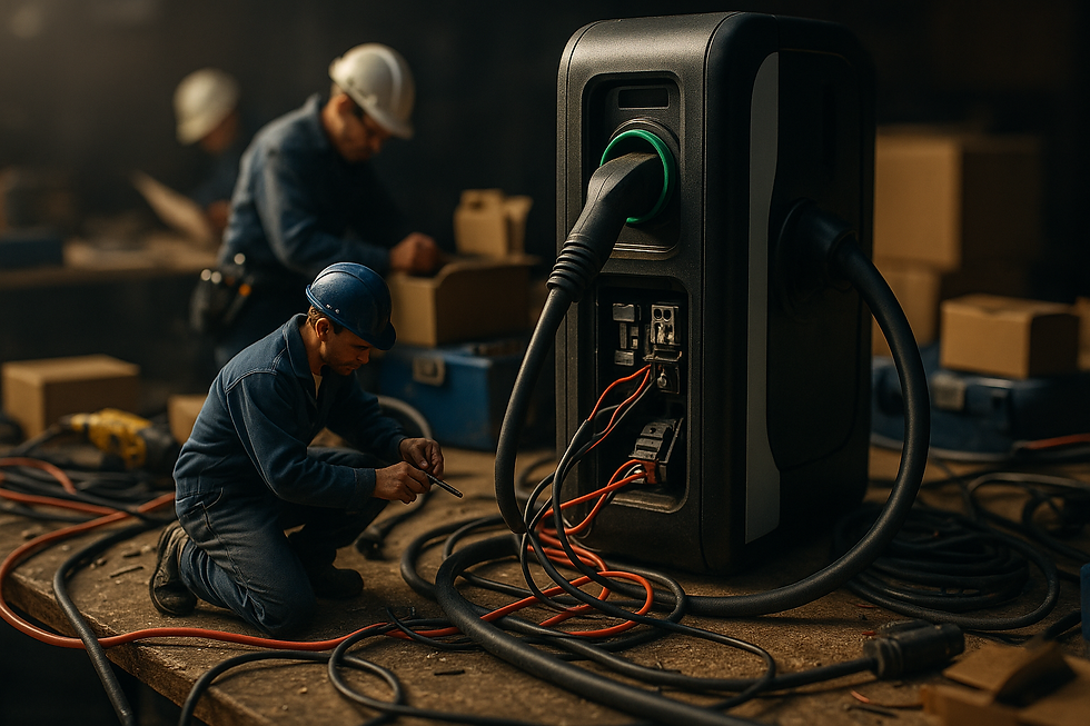 Técnicos em miniatura Manutenção Corretiva