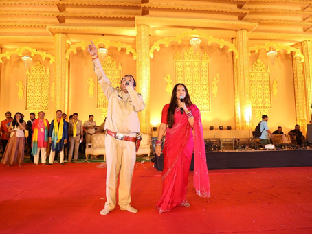 &TV’s and Sanjay and Binaiferr Kohli’s show Happu Ki Ultan Paltan actors Yogesh Tripathi and Geetanjali Mishra join the Grand Ram Baraat in Agra, UP!