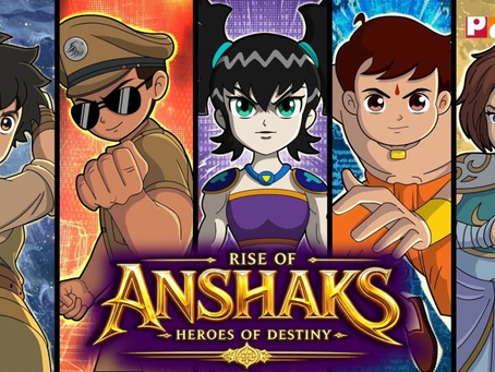 POGO UNVEILS INDIA’S BIGGEST ANIME CROSSOVER AS CHHOTA BHEEM AND LITTLE SINGHAM JOIN FORCES IN ‘RISE OF ANSHAKS: HEROES OF DESTINY’