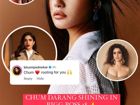 BREAKING! Bigg Boss 18: Bollywood Star Bhumi Pednekar’s Surprising Comment on Chum Darang Will Leave You Curious! Sends a Strong Message! Details Inside ! Check Out Now !