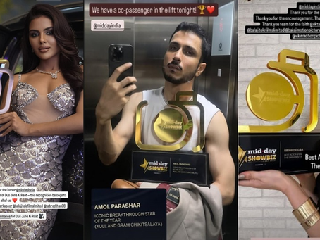 Riddhi Dogra, Amol Parashar, and Priyanka Chahar Choudhary Honoured for Stellar Performances at Mid-Day Showbiz Icons Awards 2025