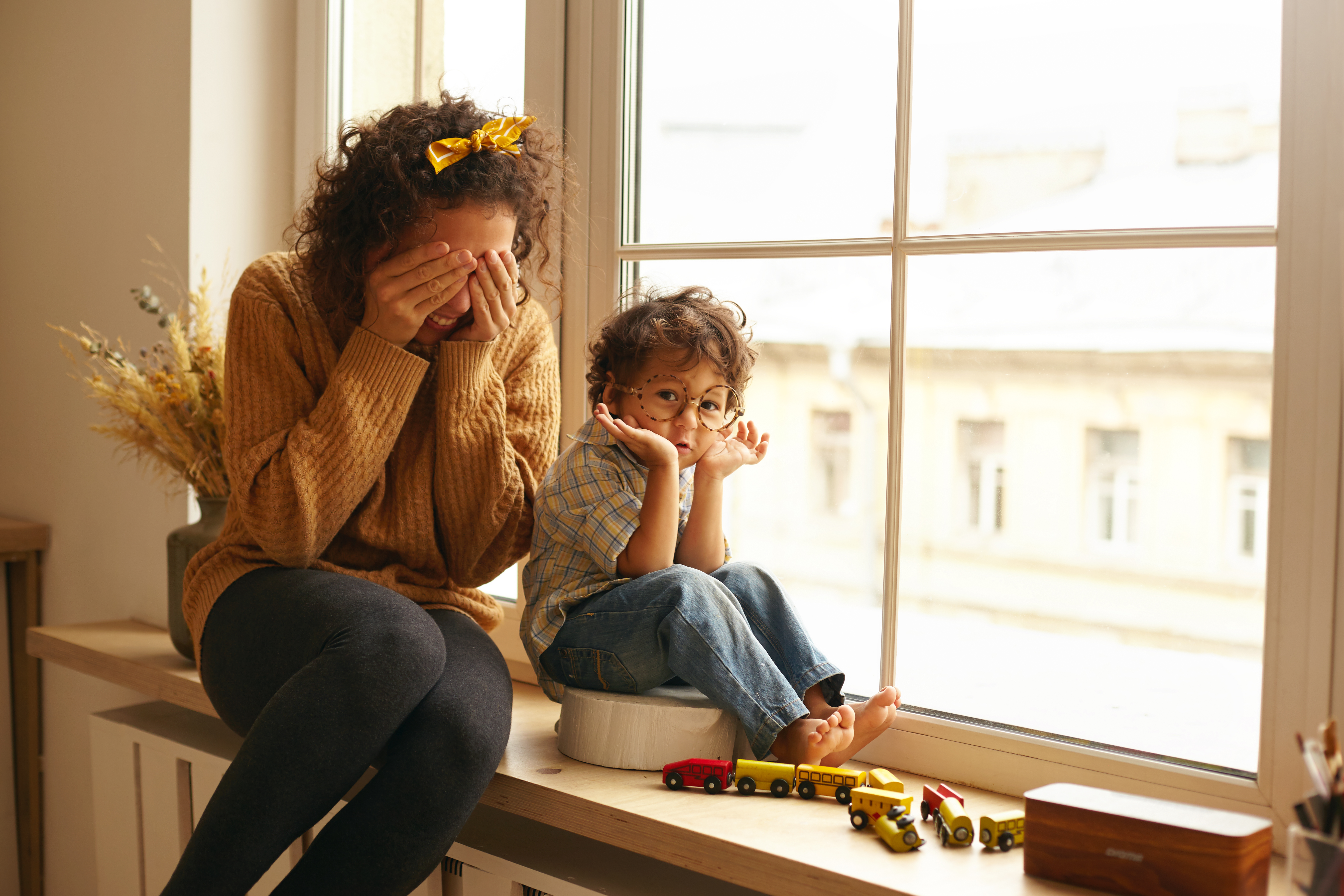 Child mistake dealing mom