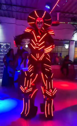 robo de led tequileiro zeus cybertron cosplay