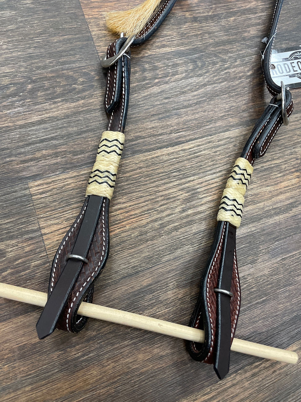 Thumbnail: Rawhide ShooFly OneEar Headstall - Black