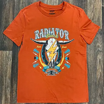 Youth Rock & Roll Dale Brisby Radiator Ranch Tee -Rust