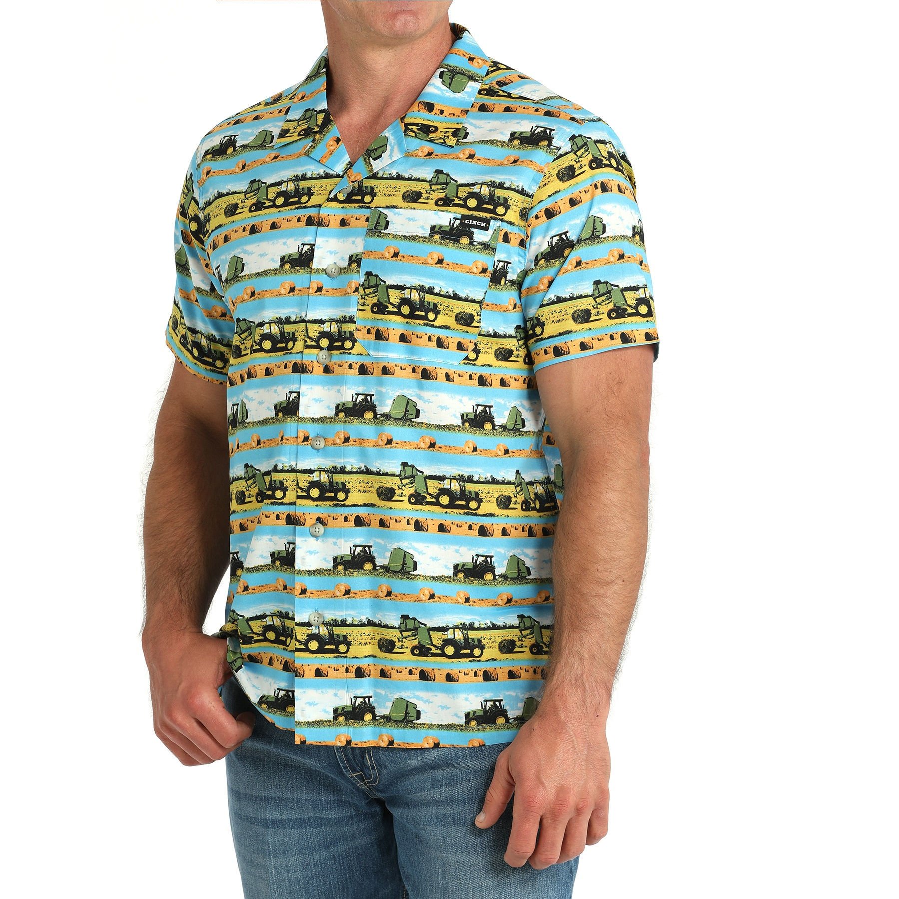 Mens Cinch Short Sleeve - John Deere