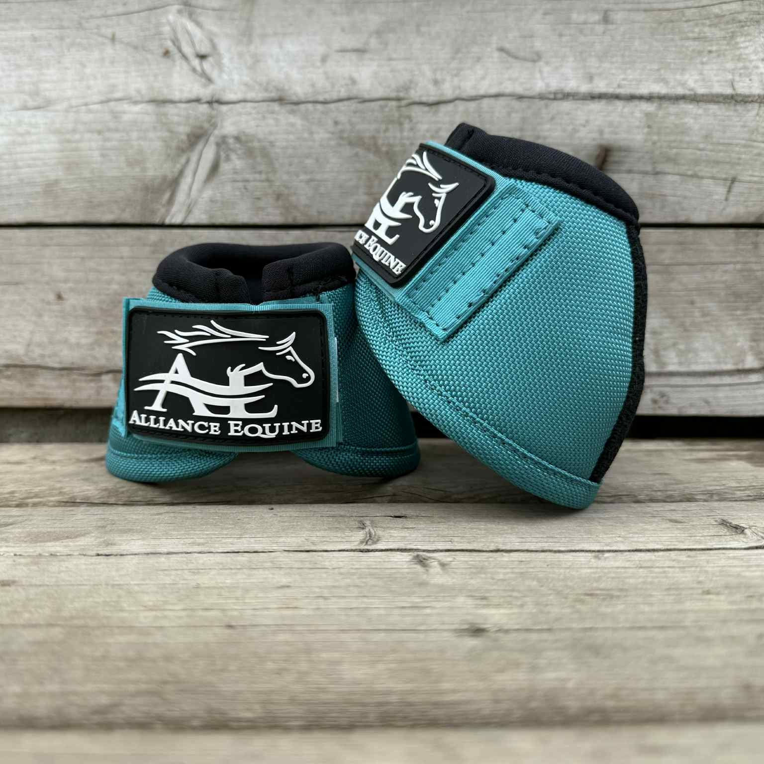 Alliance Equine NO-TURN Kevlar Bell Boots - Turquoise