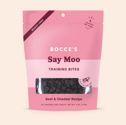 Bocce's Bakery Training Bites - Beef & Cheddar