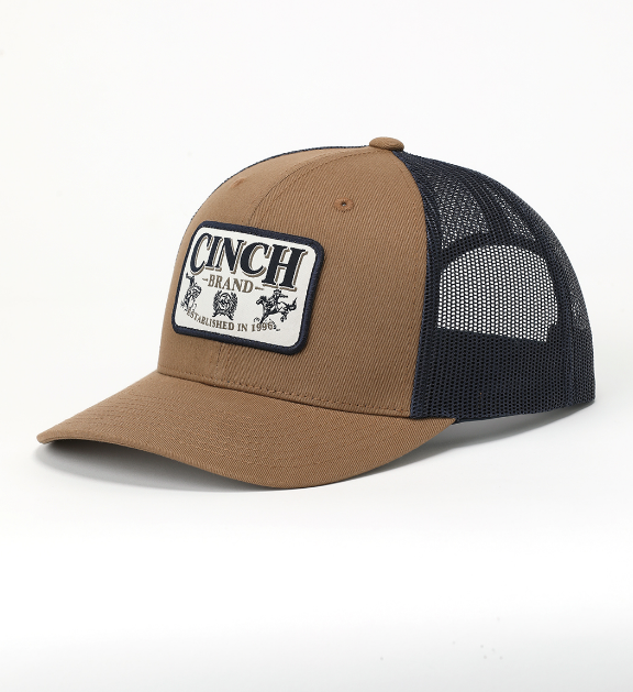 Cinch Meshback Cap - Brown & Navy