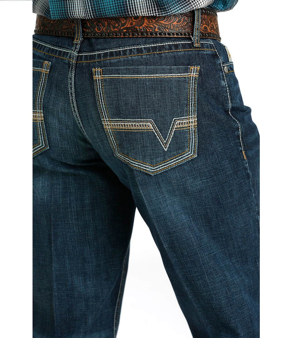Thumbnail: Mens Cinch Relaxed Bootcut Grant Jeans - Dark Horse