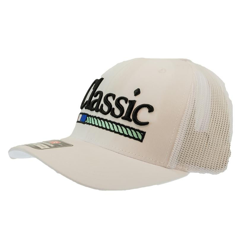 Classic Signature Snap Back - White