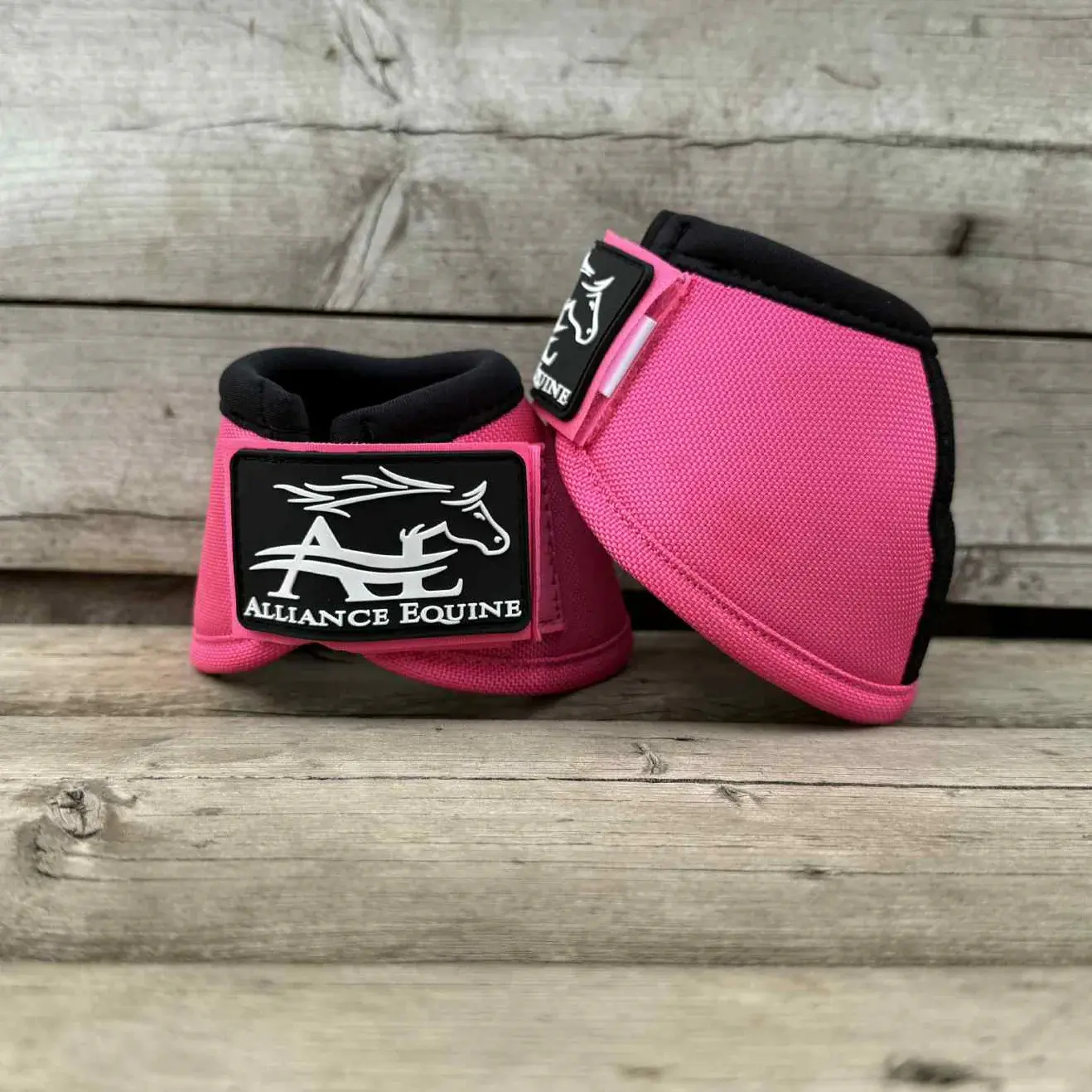 Alliance Equine NO-TURN Kevlar Bell Boots - Hot Pink