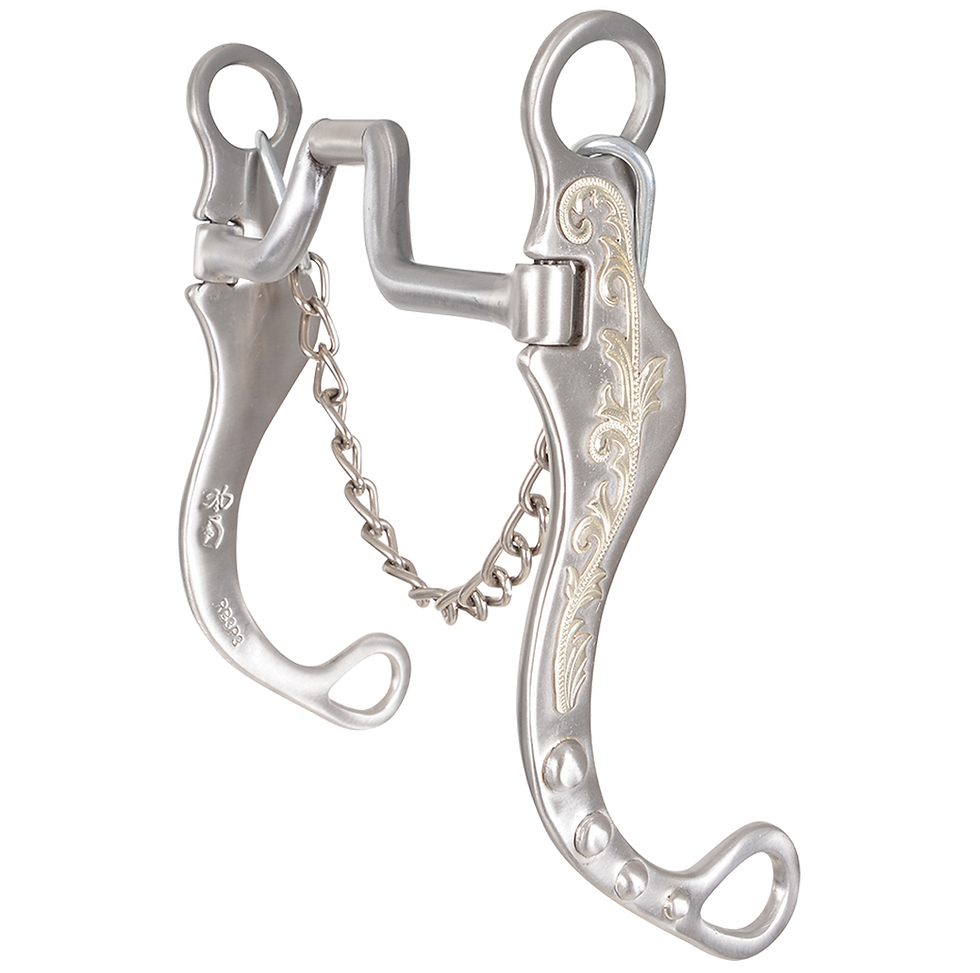 Classic Equine Les Vogt - Swivel Square Hinged Port Bit