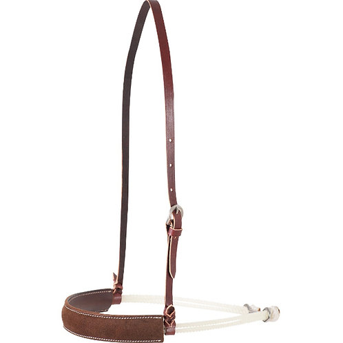 Martin Saddlery Double Rope Roughout Leather Noseband